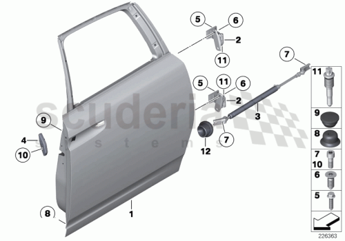 Part Diagram for Rolls Royce 51 71 7200411