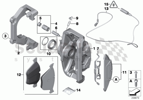 Part Diagram for Rolls Royce 81 22 9407103