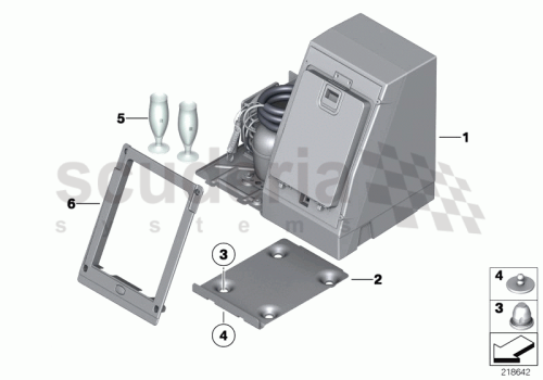 Part Diagram for Rolls Royce 64 11 9197124
