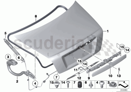 Part Diagram for Rolls Royce 51 24 8254063