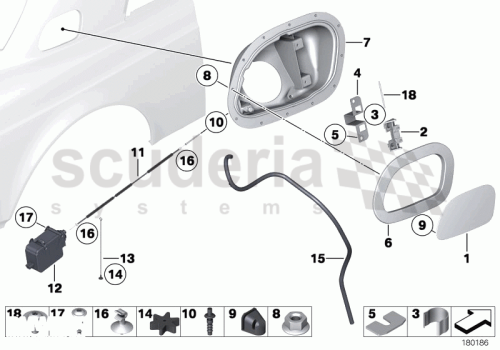 Part Diagram for Rolls Royce 51 17 7143951