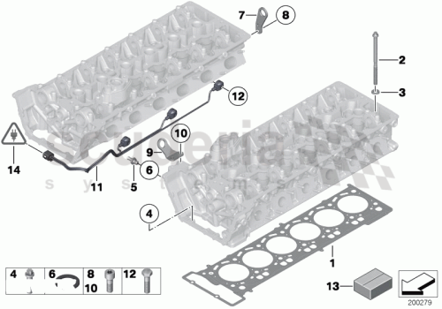 Part Diagram for Rolls Royce 13 62 7591661