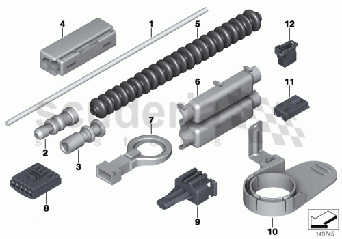 Part Diagram for Rolls Royce 61 13 6918291