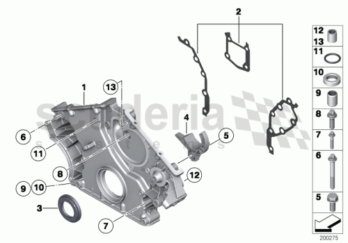 Part Diagram for Rolls Royce 11 12 1726242