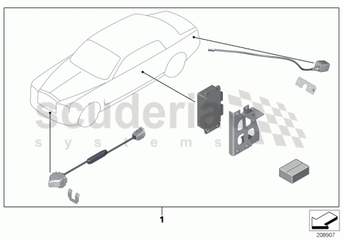 Part Diagram for Rolls Royce 66 53 2161788