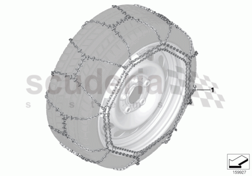 Part Diagram for Rolls Royce 36 11 2157419