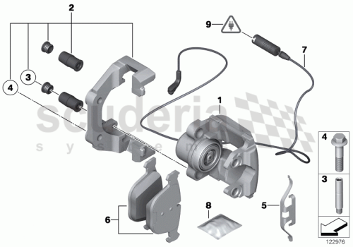 Part Diagram for Rolls Royce 34 21 6768471