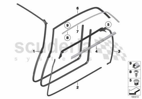 Part Diagram for Rolls Royce 51 35 7003170