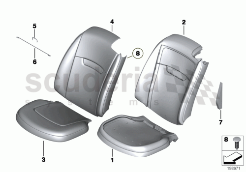 Part Diagram for Rolls Royce 52 10 6986264