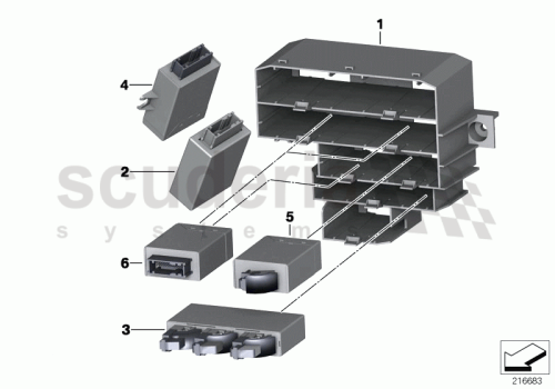 Part Diagram for Rolls Royce 61 35 0404732