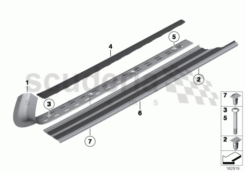 Part Diagram for Rolls Royce 51 47 9118728