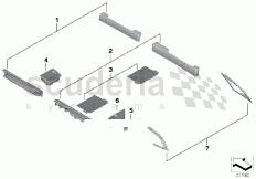 Part Diagram for Rolls Royce 51 43 7059033