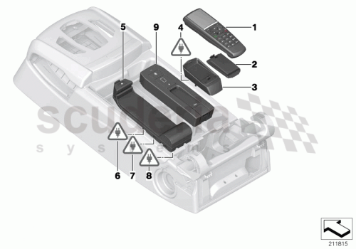 Part Diagram for Rolls Royce 61 13 6931929