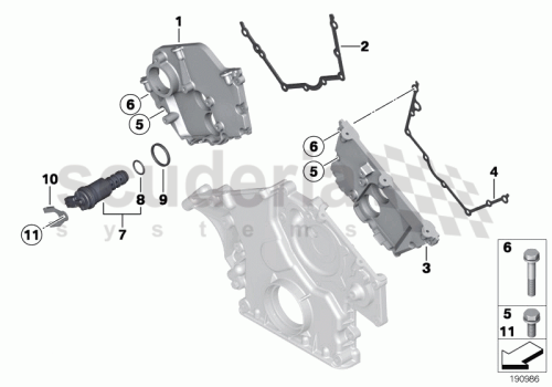 Part Diagram for Rolls Royce 11 36 7542980