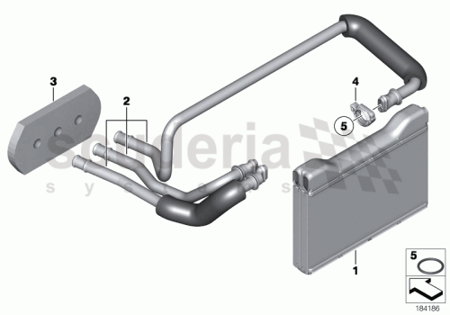 Part Diagram for Rolls Royce 64 11 8377824