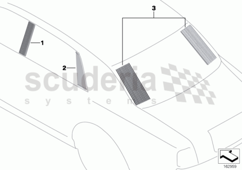 Part Diagram for Rolls Royce 51 42 9113828