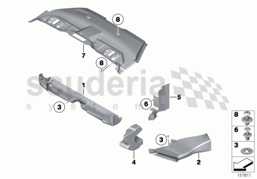 Part Diagram for Rolls Royce 51 71 7049470