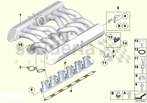 Part Diagram for Rolls Royce 11 61 7568909