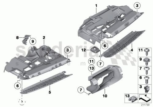 Part Diagram for Rolls Royce 51 45 9156952