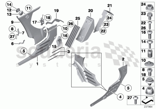 Part Diagram for Rolls Royce 51 43 9158651