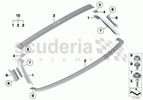Part Diagram for Rolls Royce 51 44 7226865