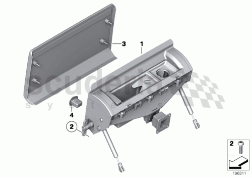 Part Diagram for Rolls Royce 51 42 7253796