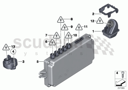 Part Diagram for Rolls Royce 66 53 9228324