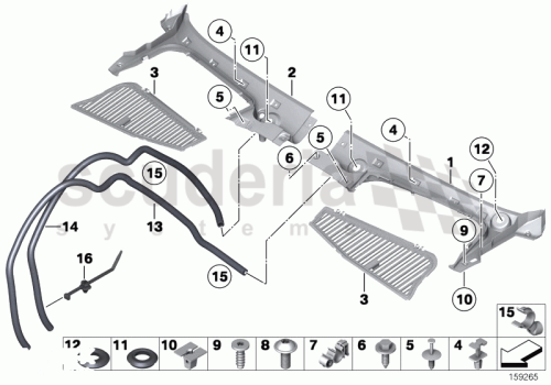 Part Diagram for Rolls Royce 63 12 8374671