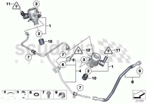 Part Diagram for Rolls Royce 13 53 7614317