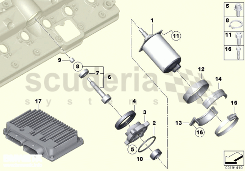 Part Diagram for Rolls Royce 11 37 7518289