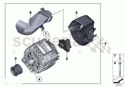 Part Diagram for Rolls Royce 12 31 7603777