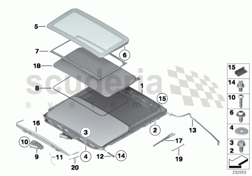 Part Diagram for Rolls Royce 54 13 7151994