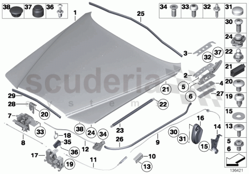 Part Diagram for Rolls Royce 51 23 7049946