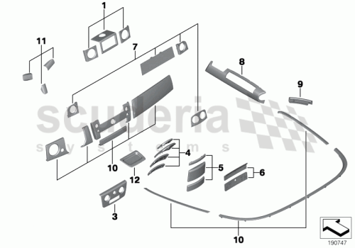 Part Diagram for Rolls Royce 51 45 9191886