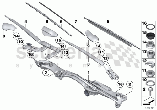 Part Diagram for Rolls Royce 61 61 7174969