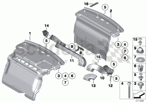 Part Diagram for Rolls Royce 51 47 9225128