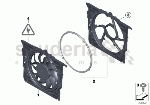 Part Diagram for Rolls Royce 17 42 7601953