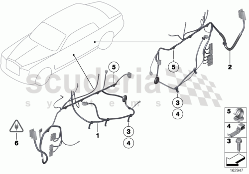 Part Diagram for Rolls Royce 61 12 0022504