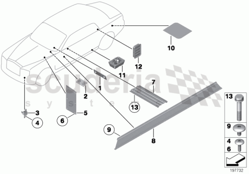Part Diagram for Rolls Royce 51 71 7072504