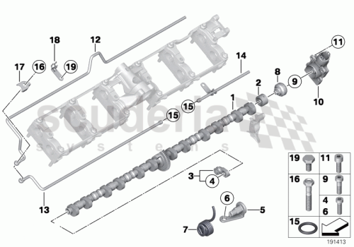 Part Diagram for Rolls Royce 07 12 9903532