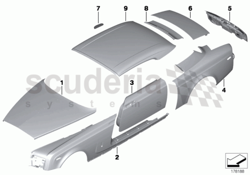 Part Diagram for Rolls Royce 41 00 7202779