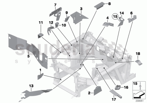 Part Diagram for Rolls Royce 41 13 7195375