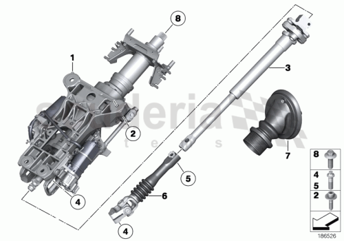 Part Diagram for Rolls Royce 32 30 6782248