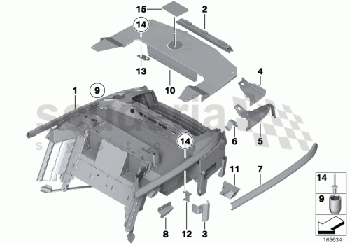 Part Diagram for Rolls Royce 41 11 7138222