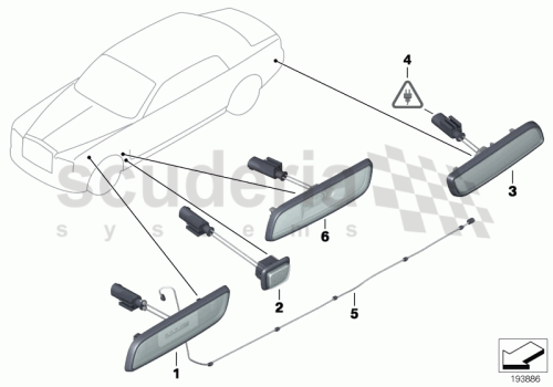 Part Diagram for Rolls Royce 63 13 0304320