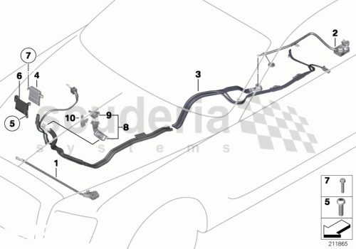 Part Diagram for Rolls Royce 61 14 9192666