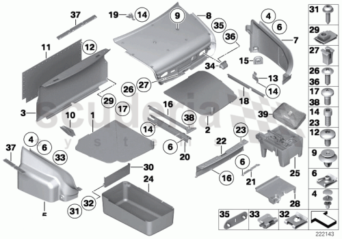 Part Diagram for Rolls Royce 51 47 7012014