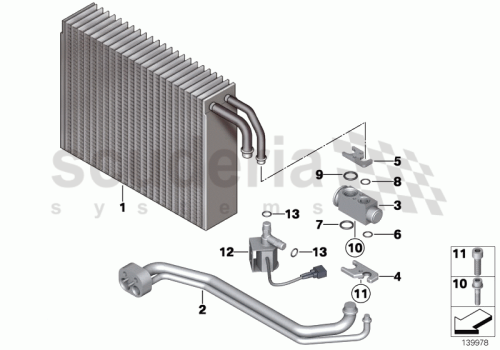 Part Diagram for Rolls Royce 64 50 8390600