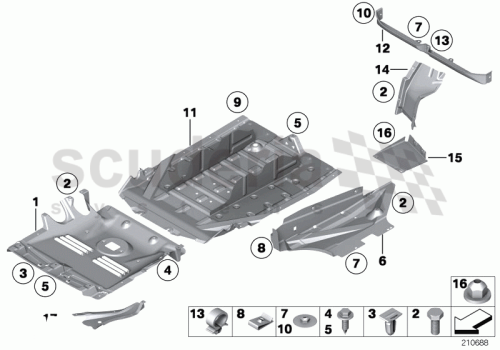 Part Diagram for Rolls Royce 51 71 7123445
