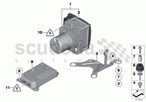 Part Diagram for Rolls Royce 34 51 6799053